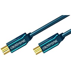 Clicktronic Casual Antennenkabel (KOAX-Stecker/KOAX-Kupplung) 3 m