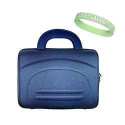 Acer Aspire One 10 Blue EVA Hard Shell Cube Carrying Case + Live*Laugh*Love Wrist Band!!!"