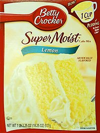 Betty Crocker Super Moist Lemon Cake Mix, by General Mills