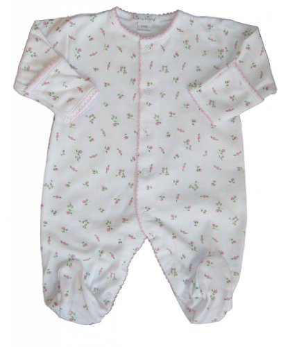 Kissy Kissy Baby-Girls Garden Roses Print Footie