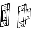 Johnson Prod. 1823PPK2 Bi-fold Hinge