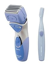 Panasonic ES2208CMB Close Curves Ladies Shaver with Pivot Action, Wet/Dry Shaver with Bonus Personal Groomer