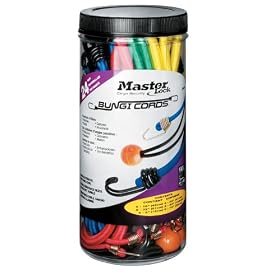 Master Lock 3023AT Assorted Bungee Cords, 24-Pack
