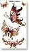 Glitter Enchanted Butterfly Tattoos #9