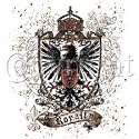 Royalty Crest T-shirt, Phoenix T-shirts, Hardcore Gothic T-shirts