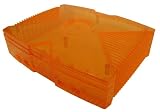 Clear Orange Ghost Case for Xbox