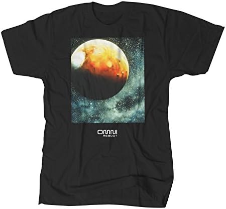 OMNI Reboot Men's Red Planet T-Shirt (Extra Large, Black)