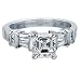 1.57 CT D VS1 ASSCHER CUT DIAMOND RING - RARE!