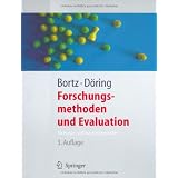 Forschungsmethoden und Evaluation: f�r Human- und Sozialwissenschaftler (Springer-Lehrbuch)von "J�rgen Bortz"