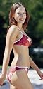 Camaro Bikini Reaggey, rot/wei&szlig;