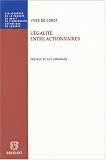 Revue Emile Bruylant  / L'égalité entre actionnaires
