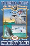 Florida Blue - The Keys to Democracy - 16x24 Giclee Fine Art Print