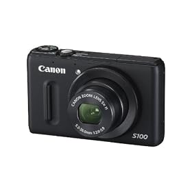 Canon PowerShot S100 12.1 MP Digital Camera with 5x Wide Angle Optical Image Stabilized Zoom (Black)