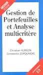 Gestion de portefeuilles et analyse m...