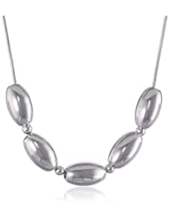 Sterling Silver Twisted Bar Necklace, 16"+2" Extender
