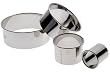 Ateco 4 Piece Stainless Steel Round Cutter Set