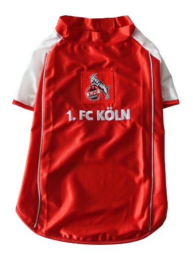 Trade Con Hundetrikot 1.FC K&ouml;ln, Rot/Weiss/Schwarz, S