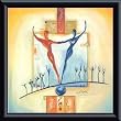Art Poster Metal Framed Print - Perfectly Balanced - Artist: Alfred A. Gockel- Poster Size: 9 X 9