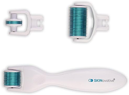 SKINovative® Skin Roller 3 in 1 Kit for Face, Body and Eyes Used for Skin Exfoliation and Vitamin C Therapy