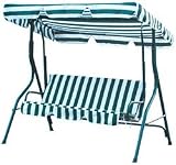 Review Blackspur  / Three seater Swinging Hammock Green and white stripe