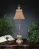 IMAGE OF John Richard Light Antique Brown Buffet Table Lamp