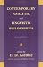 Contemporary Analytic and Linguistic Philosophies