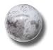 Iridescent Moon Marble With Craters and Mares, 5 In A Pouch, 1 Inch Diameter