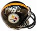John Stallworth Autographed/Hand Signed Pittsburgh Steelers Football Mini Helmet