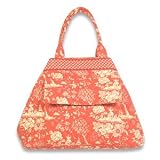 Country Provencal Quilted Weekender Tote - Coral