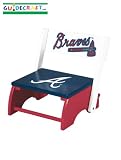 Product details for Atlanta Braves MLB Flip-Up Step-Up / Foot Stool