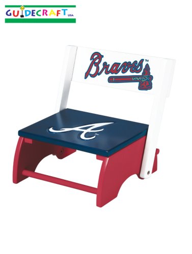 Kitchen: Atlanta Braves MLB Flip Up Step Up / Foot Stool