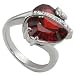 Goldmaid Damen-Ring 925 Sterlingsilber Rubinrot Fa R2606S60