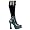 557Gina-Black Stretch Patent