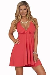 A-line V-neck Empire   Waistline Cocktail Above the Knee High-Low-Hem Beaded Lace-Up Flowy   Glittering  Sweetheart Chiffon/Polyester Halter Sleeveless Mini Dress  With a Bow(s) and Rhinestones and Pe