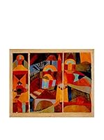 Especial Arte Lienzo Giardini del tempio - Klee Paul Multicolor