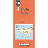 michelin sicily map no 432 michelin maps  atlases