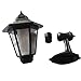 ZJKC® Solar Outdoor LED Light Fixture Exterior Wall Sconce Lantern , Pole/Post/Wall Mount Kit, Black