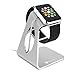 Stalion Apple Watch Stand, Desktop Charging Dock Station for Apple Watch Sport Edition (Quick Silver) Aluminum Body Universal Cradle Holder for Apple iWatch 38mm/42mm