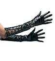 FKW Festival Lack-Handschuhe schwarz