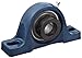 SKF SY 1.15/16 FM Pillow Block Ball Bearing, 2 Bolts, Normal-Duty, Eccentric Locking Collar, Contact Seals, Cast Iron, Inch, 1-15/16" Shaft, 2-1/4" Base To Center Height, 6-3/16" Bolt Hole Spacing Width, 7900 pounds Dynamic Load Capacity