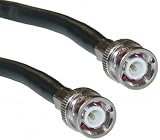 BNC / BNC Black RG6 / UL Cable, 50 ft