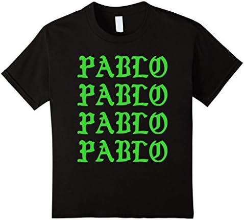 Kids Pablo Tshirts I Feel Like Pablo Shirt 6 Black