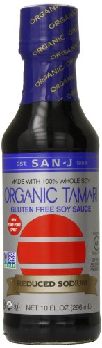 San J Organic Tamari Soy Sauce, 10 Ounce