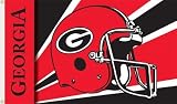 NCAA Georgia Bulldogs Helmet Design 3' X 5' Flag with Grommets