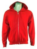Plain Hoodie - Red Mens