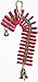 Super Bird Creations 8 by 4-Inch Balsa Candy Cane Bird Toy, Small