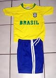 KIDS BRASIL BRAZIL SOCCER SET SIZE 10 (FOR AGES 8 & 9) JERSEY AND SHORTS