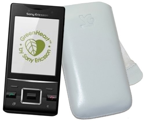 Suncase Ledertasche f&uuml;r Sony Ericsson Hazel wei&szlig; Preisvergleich