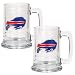 NFL Buffalo Bills Two Piece 15-Ounce Glass Tankard Set - Primary Logo