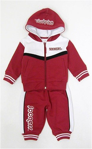 Buy Oklahoma Sooners Slingshot Infant Hoodie Pants Set by Colosseum